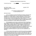 Clemente Letter to Sen. Grassley RE Nomination of Judge Kavanaugh to Supreme Court