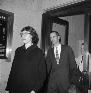 Ruth-and-Michael-Paine-arriving-for-Warren-Commission-hearings-after-their-lives-and-the-Oswalds-intersected.-Photo-Bettmann-Getty-Images-292x300 UPDATE: to the rumor that Ruth Paine died on Sunday