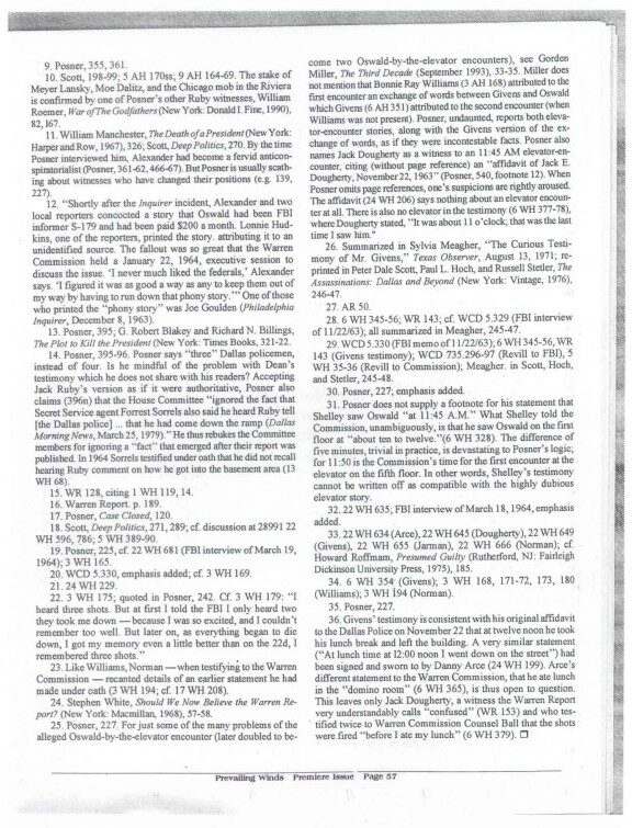 A text document filled with references and citations, organized in a structured format, possibly from a research or academic paper.