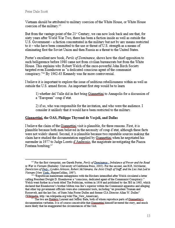 Text from a document discussing the White House and referencing various historical and political contexts concerning it.