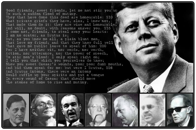 A collage featuring a prominent figure, surrounded by various historical personalities, alongside a quote reflecting themes of friendship and honesty.